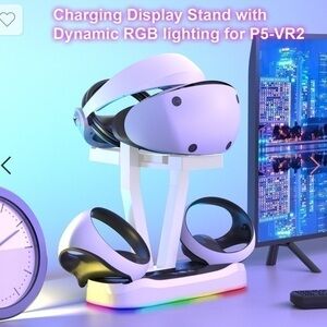 JYS-P5 For P5 VR 2 Charging Base  RGB Light VR Glasses  Rack Game Accessories